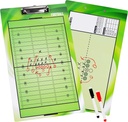 BETTERLINE futbolo koučingo valdyba Double- Sied- Ištrinti Clipboard Amerikos futbolo Coaches - Ateina su 2 trinamos tušinukai