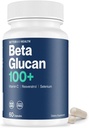 Geresnis būdas sveikatos Advanced imuninis reaktyvumas - 1,3 / 1,6 Beta gliukanas su vitaminu C, Selenium & Resveratrol - Imuninės paramos priedas NK ląstelių & fagocitozė - 60 kapsulės