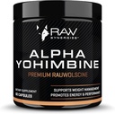Alfa Yohimbine - Yohimbe Bark riebalų degiklis, Weight Loss Pills Thing Work Fast - 3rd Party Tested for Grynumas ir stiprumas, 60 kapsulės RAW sinergija
