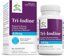 Terry Naturally Tri-Iodine - Support Thyroid Health - Aids Hormone Balance with Molecular Iodine from Kelp - Features Potassium Iodide & Sodium Iodide - Brain & Energy Support - 6.25mg, 90 Capsules