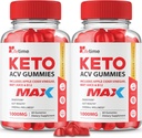 (2 pack) Life Keto Max Gummies - Oficiali Formulė, Vegan, Ne GMO - Life Keto Plus acc Gummies, Life Time Gummies with Life Gummies, Vitaminas B12, Bet Root, Pomgranatas (60 Gummies)