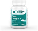 Omne Diem Clean Omega 3 - 1020mg, 120 softgel kapsulės - Žuvų taukų mitybos priedas su Omega-3 riebalų rūgštimis: EPA & DHA