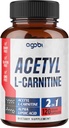 Acetil-L-karnitinas & Alfa Lipoic Acid Complex 1500mg - Priedas smegenų sveikatai, atminčiai, fokusui ir nuotaikoms - 120 Vegan kapsulių 2 mėnesį tiekimo - Nemokamas, Ne GMO