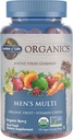 Garden of Life Organics Men's Gummy Vitamins - Berry - Certified Organic, Non-GMO, Vegan, Kosher Complete Multi - Methyl B12, C & D3 - Gluten, Soy & Dairy Free, 120 Real Fruit Chew Gummies