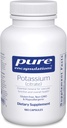 Pure Encapsulations Kalis (Citrate) - Esminis Elektrolito priedas Nerve & Music Function, Adrenals, Hormonai, Širdies sveikata ir energija * - Kalio citratas Kapsulė - 180 Kapsulės