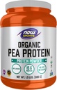 NOW Foods Sports Nutrition, Certified Organic Pea Protein 15 Grams, Unflavored Powder, 1.5-Pound