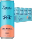 Recess Zero Proof Craft Mocktails, Alcohol Free Drinks, with Adaptogens, Non-Alcoholic Beverage Replacement, Mixer, Celebration, Party, (Island Spritz, 12oz, Pack of 12)