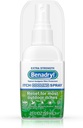 Benadryl Extra stiprumo anti- Itch aušinimo purkštuvas, Topical Analgesic ir odos apsaugos nuo atleidimo nuo labiausiai lauko niežulys, Kelionės dydis, 2 fl. oz (pakuotė 3)