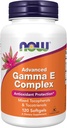 NOW Supplements, Advanced Gamma E Complex, Mixed Tocopherols & Tocotrienols, Antioxidant Protection*, 120 Softgels