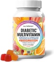Premium Multivitaminas Chewable Gummies for Women & Men - Sugar- Free & Gluten Free Additive Vitaminai - Kalcio magnio cinko manganas Tiamino biotinas...