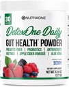 DetoxOne Daily Gut Health Mill for Weight Loss ® 124.; Valymo palaikymas Normalus / Sveikatinė Digestic funkcija * Bendrijoje; Detoksikacija *, didinanti energijos suvartojimą *