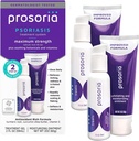 Prosoria Apdorojimo sistema Dvigubas rinkinys - 2oz ® 124; Galinga psoriazės palengvėjimas su salicilo rūgšties, Turmerijos, taukmedžio sviestas & vitaminai ® 124; gelis & Tepalas skalavimo, dribsnių, sausumas, niežulys ir paraudimas paramos