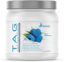 Metabolic Nutrition, TAG, Trans Alanyl Glutamine, 100% L-Glutamine Peptide Powder, Pre Intra Post Workout Supplement, 400 Grams (40 Servings) (Blue Raspberry)