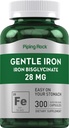 Piping Rock Iron Bisglycinate 28 mg