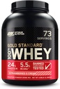 Optimum Nutrition Gold Standard 100% Išrūgų baltymų milteliai, Braškės ir grietinėlė, 5 Pound (Packaging May Vary)