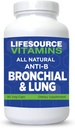 LifeSource Vitamins All Natural Anti-B Bronchial & Lung Support – 14 All Natural Ingredients - 90 Capsules - Proprietary Formula