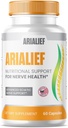 (1 pakuotė) Arialief Sciatica Support Capsules, Arialief Advanced Formulės Sciatica Relief Addition, Nerve Relief Additive, Extra Formulės Cupsules (60 kapsulių)