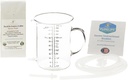 Purelift Coffee Enema Kit - 1 Qt Netoksiškas stiklas Enema Bucket - Colon Cleansing - Home Eemas - Kepenų Detox Gerson terapija - 1 / 2 Lb Ekologiškas Enema Coffee - Lab Teed