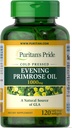 Puritans Pride Evening Primrose Oil 1000 Mg with Gla, 120 Count