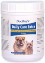 Doc Roy 's Daily Care Extra, Advanced Multivitaminas šunims, Palaiko energiją, imuninę, raumenų, kaulų ir smegenų sveikatą, tiekia vitaminus A C D3 E B kompleksas, geležies cinko magnio jodinas, pagamintas JAV 365 ct