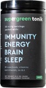 100% Natūralūs Žalieji Supermaisto milteliai - Dienos papildas su 38 Supermaisto produktai, Vitaminai ir mineralai - Palaiko energiją, Stresas ir imunitetas - 30 Dienos tiekimas - 360 Gramai (1 Tubas)
