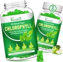 Chlorofilas Gummies - Super Green 13 in 1 su Ashwagandha Vitaminas C Cinkas & varis kūno Odor, Odos energija Imunitetas Dezodorantas moterims - 120 Skaičiavimas