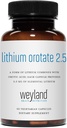 Lithium Orotate 2.5mg (1 Bottle), 60 Vegetarian Capsules