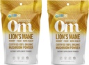 Om Organic Mushroom Superfood Mills, Lions Mane, 3.5 Ounce (50 Servings) (Тwo Рack)