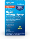 Amazon Basic Care Multi- Simptomai Triamcinolone Acetanide Nazal Alergic Spray, 55 mcg, 0,57 fl oz (2 dozių pakuotė)