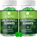Chlorofilo gummies cukrus be cukraus