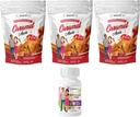 BariatricPal 90- Diena Bariatric Vitaminas Bundle (Multivitaminas ONE 1 per parą! Kapsulė su 45 mg geležies ir kalcio citrato minkštų sūrių 500 mg Probiotikai - Caramel Apple)