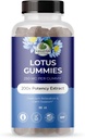 Nuostabi Botanikos Blueberry Lotus Gėlių Gėlės - Premium Relaxation & Calm Support - Vegan, Non- GMO, Nemokamas žolelių papildas, 250MG - Berry Flavor (30 Count)