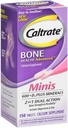 Caltrate 600 + D3 Plus Mineralai Mini Kalcis ir vitaminas D3 Mini tabletė, 600 mg, 150 Count (pakuotė 3)