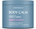 BodyHealth Body Calm Sustiprinta su Topertamino, High Absorption magnio papildas vyrams ir moterims, magnio milteliai miego, Berry Lemon (40 Paslaugos)