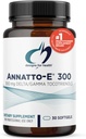 Dizainas sveikatai Annatto- E 300 mg Tocotrienols - DeltaGold Vitaminas E Complex papildas Delta + Gamma Tocotrienols - Kardiovaskulinis, Sveikas Senėjimas + Antioksidantas Parama - Ne GMO (30 Softgels)