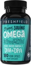 Ocean Saving Omega, Algae Omega 3, DHA priedas, 6 mėnesių tiekimas, aukščiausi DHA lygiai vienoje kapsulėje (440 mg), w / DPA
