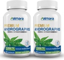 Palmara Health Premium Andrographis Peniculata 2 Pack - 1,200 mg (100 mg Andrographolides) per Serving, Non- GMO, Vegan, Gluten Free
