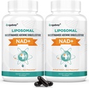 Orgabay Liposominis NAD + Papildymas 500 mg, High Absorption, Boost NAD + su TMG 250 mg, Faktinis NAD Plus Efektyvesnis nei Nikotinamido riboside, Parama Cellull Energy, Sveikas senėjimas 124; 120 Softgels