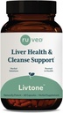 ruved LivTone - Liver Care, Liver Support Supplement for Women & Men with Amla, Andrographis & Picrorhiza, Pills with Organic Herbs for Natural Detox - 90 Capsules (1 Count)