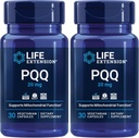 Life Extension PQQ (Pyrroloquinoline Quinone) 20mg Promotes The Growth of New Cellular Mitochondria - Gluten-Free, Once-Daily, Non-GMO, Vegetarian - 30 Vegetarian Capsules (Pack of 2)