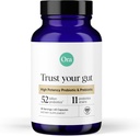 Ora Organic Probiotics with Prebiotics - 52 Billion KSV 11 Kliniškai Studijuotos padermės Digestive Health, Trust Your Gut, Gluten Free, 60 kapsulių