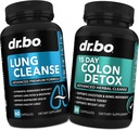 Lung Cleanse & Colon Detox - Herbal Formulas to Support Respiratory Health & Bowel Movements