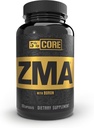 5% Nutrition Core ZMA (su Boron) ® 124; Skatina atkurti lygius cinko, magnio ir vitamino B6 (90 kapsulės)