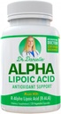 Alfa- Lipoic Acid by Dr. Danielle, Neuropathy Support, Non- GMO, Gluten- Free, Vegan, Soy- Free, Promotes Sveiko kraujo Cukraus, Alpha R-ALA, R- ALA, 120 Veggie Caps