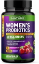 Probiotikai moterims - 60 milijardų CFU, 16 Trans, su spanguolių, D-Mannose & Prebiotics - Palaiko Digestive, Immunal, & Vaginal Health - Non- GMO, Dairy & Gluten- Free - 60 Veggie Capsules