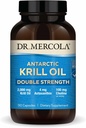Dr. Mercola Antarkties krilių aliejus dvigubas stiprumas - 2000 mg - Omega-3 Priedas su EPA & DHA - Palaiko smegenis, širdis, Jungtinė & Imuninė sveikata - GMO- Free & Gluten- 90 Capsules (30 Servings)