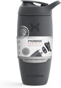 Promixx Pursuit Shaker Butelis izoliuotas Nerūdijančio plieno vandens butelis ir purtyklė taurė, 18oz, Grafite Pilka