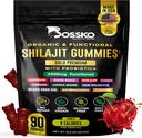 3200 MG Pure Himalayan Shilajit Gummies Organic for Men & Women with Probiotics & Magnis Ashwagnadha Chaga Turmeric Fulvic Acid 105 + Trace Minerals I Vegan Non- GMO I Lab Tested I 90 Count