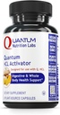 Quantum Nutrition Labs HCL Activator - Pepsin Digestive Enzymes Priedas optimalios digestic funkcijos vyrams ir moterims, Low Stomach Acid, Maistinė Absorbcija - 90 vegetarinių kapsulių