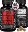 Wild Foods Beef Liver Capsules - Grass-Fed & Pasture-Raised | 3000mg Ancestral Supplement for Natural Energy & Immune Support | Organ Supplement for Men & Women | Keto, Paleo, Carnivore (120 Softgels)